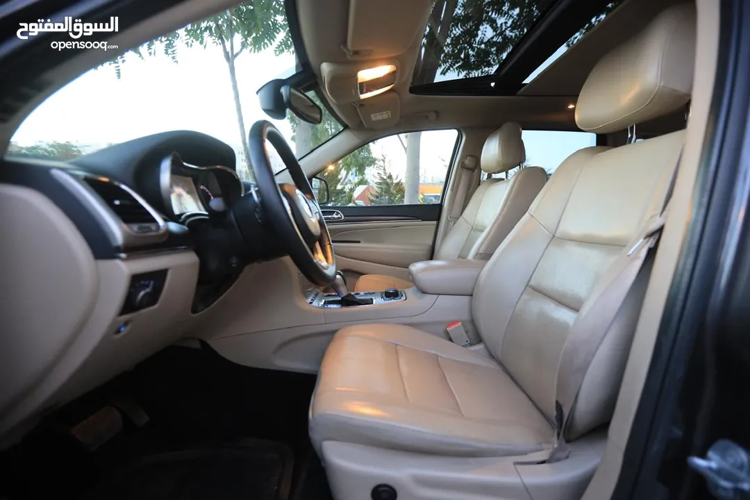 2017 Jeep Grand Cherokee Limited جيب جراند شيروكي ليميتد موديل 2017 فحص كامل 7 جيد بدون ملاحظات