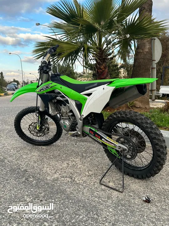 Kawasaki kx450f فل كرس حبه وحيده بل اردن