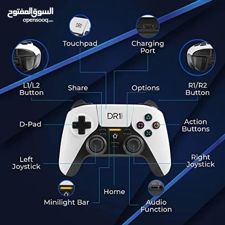 قطعة نادرا جدا من امازون جوستك ps5 و تدعم ps4 اقرا الوصف  والتوصيل مجاني لجميع المحافظات