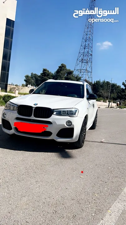 Bmw x3  M ‎مطور 2000 توين تيربو 245 حصان  ‎مديل 2016 ترخيص 2015 ‎السيارة فل الفل