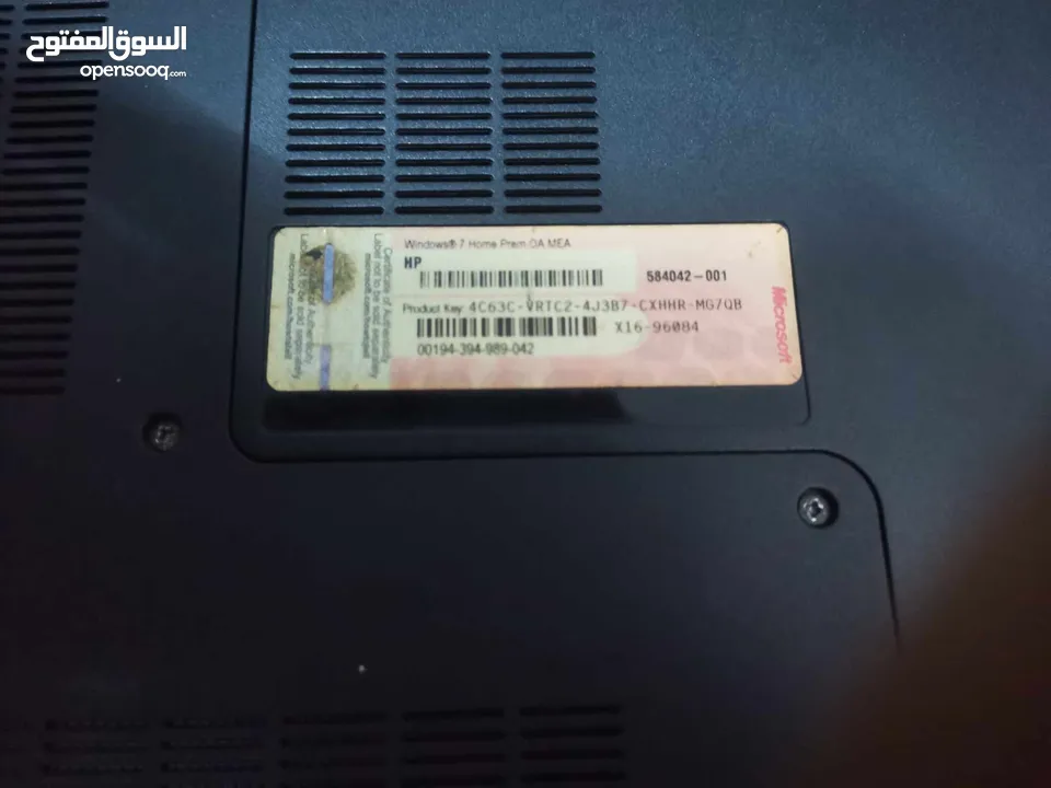 لابتوب hp 6رام كور اي فايف الجيل الثاني للبيع ع حالته كلشي موضح بالصور للإستفسار  عمان