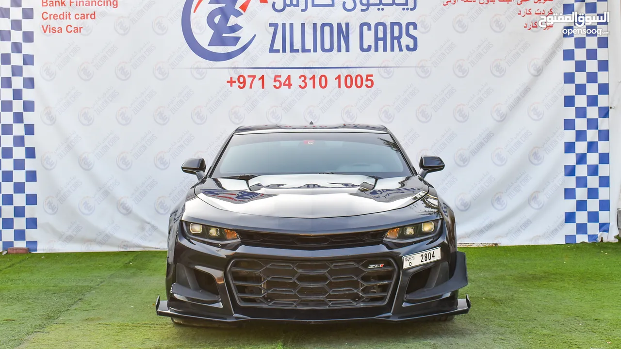 Chevrolet Camaro ZI1 - 2019 - Perfect Condition -1,248 AED/MONTHLY -1 YEAR WARRANTY + Unlimited KM*