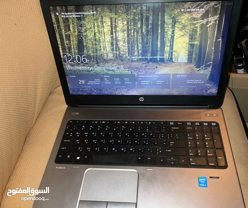 لابتوب HP نظيف شبه وكالة (شوف الوصف)