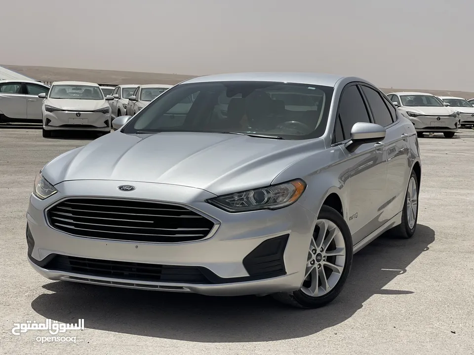 Ford fusion 2019 se clean title فحص كامل