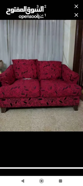 كنب مستعمل  ثلاثية و ثنائية