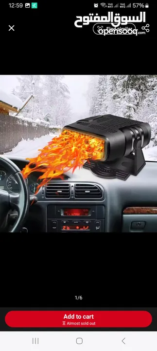 Universal Car Heater Defroster Defogger With Adhesive Base Fast Heating Windscreen Fan Cigarette Lig