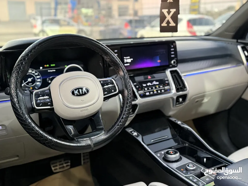 كيا سورينتو 2021 هايبرد 4x4 فل مسكر