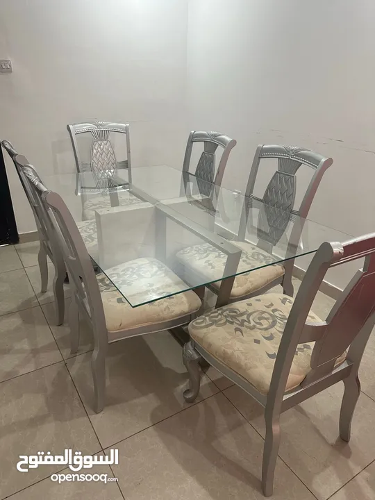 Dining Table and Sofa Set