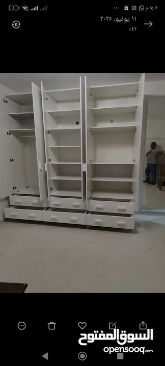 خزائن خشب 3 ابواب  خزائن خشب 4ابواب  خزائن خشب 2باب  بأسعار مناسبه