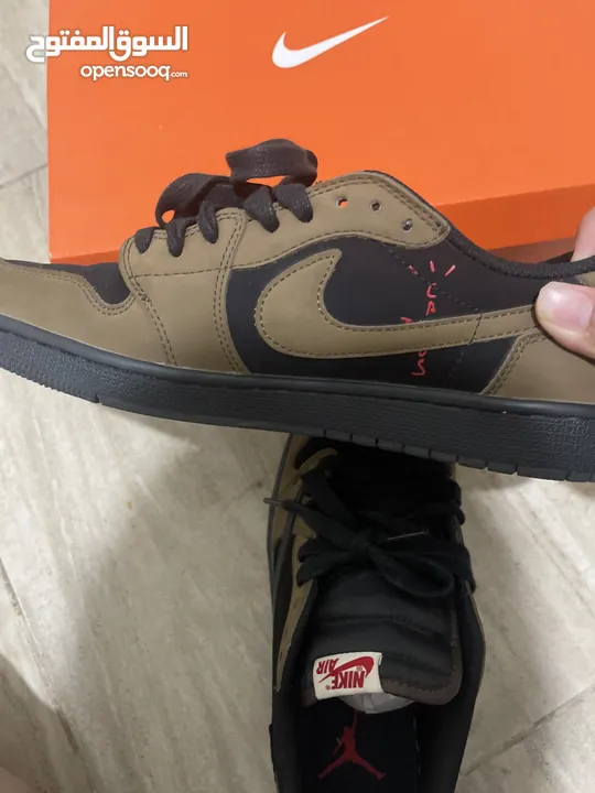 حذاء ترافس سكوت nike air jordan 1 low