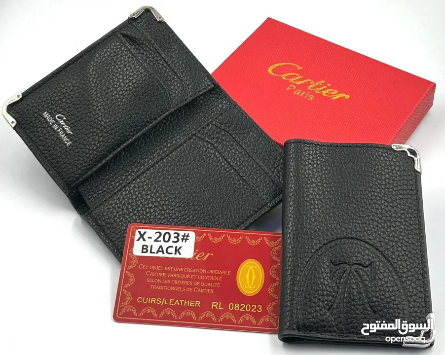 بوك كارتير  cartier wallet رجالي مع البوكس