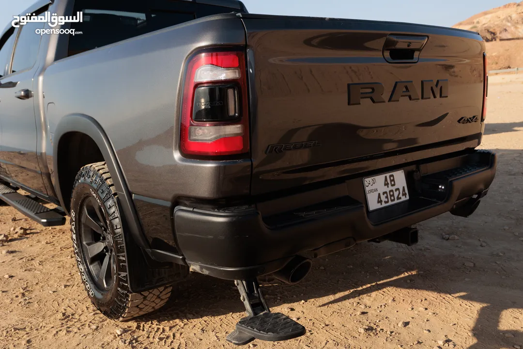 DODGE RAM ECODIESEL REBEL 2021 دودج رام أيكو ديزل جمرك جديد بحالة الوكاله فل كامل مع بانوراما