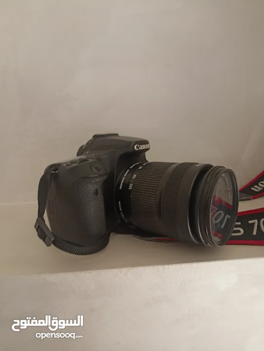 Canon 70D - بحالة ممتاز مع مجموعة فلاتر و ريموت و شنطة