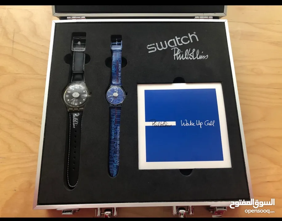 SWATCH LIMITED EDITION Phil Collins Suitcase Wake up call