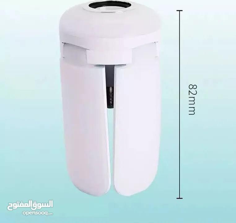 لمبه اضائه RGB و سماعات سماعة بلوتوث شكل مروحه لمبة اضائه تحكم ريموت و بلوتوث مقاس 40 سم