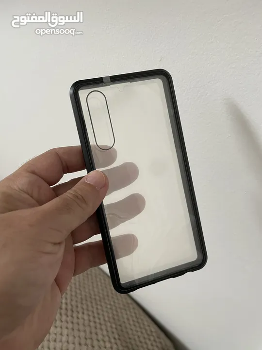 كفر هواوي Huawei P30 شفاف مع إطار معدني