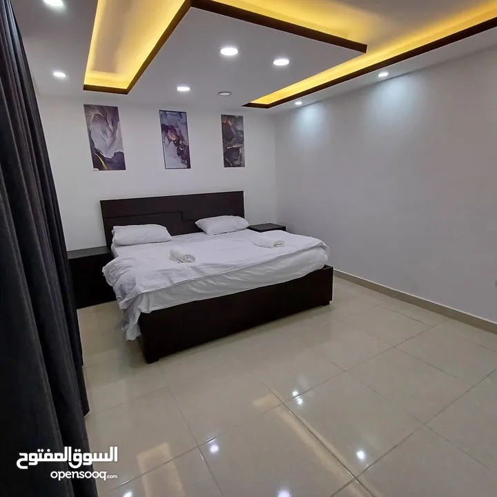 شقق فندقيه مفروشة مميزة vip بأجمل مناطق عمان طريق المطار ودير غبار والجبيهه