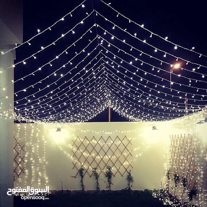 Lighting installation for wedding and occasions