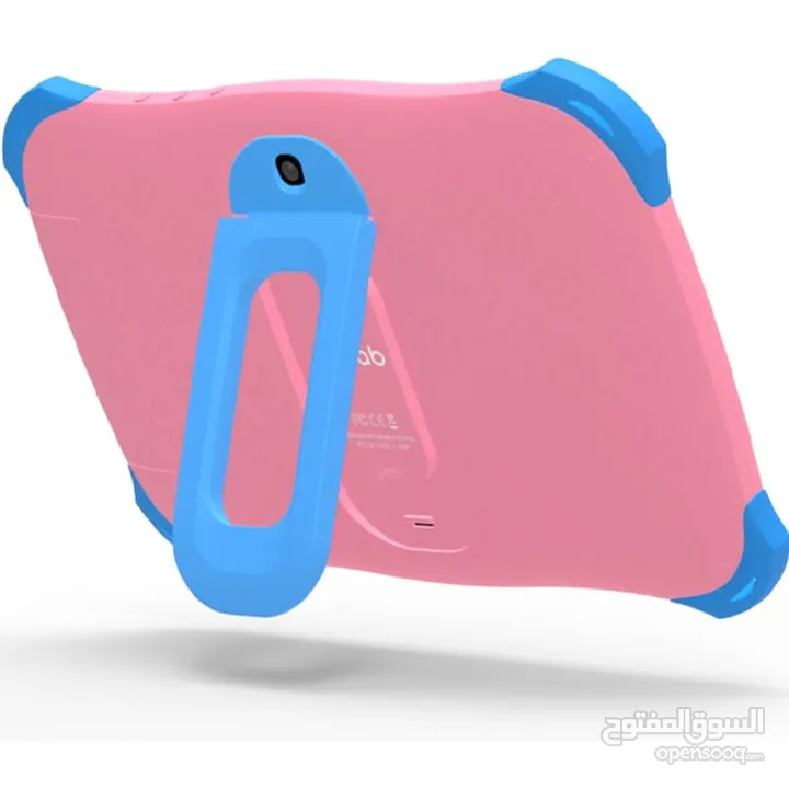 تابلت جي تاب Q6 للأطفال بشاشة 7 بوصة , يدعم الواي فاي وشبكة 4G , لون وردي (G-TAB Q6 KIDS)