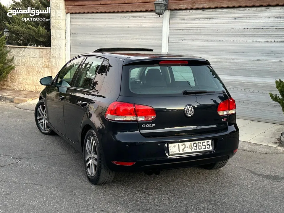 Volkswagen golf 2010   MK6 TSI فحص كامل فل مع فتحه