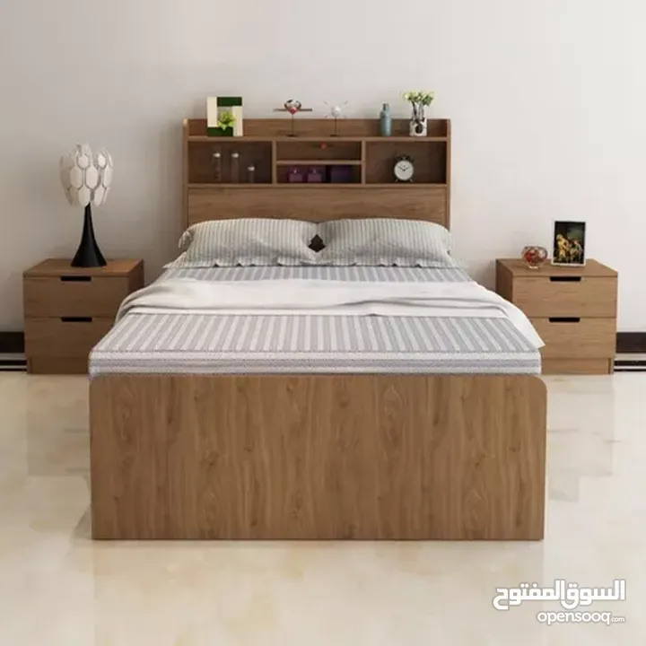 تخوت مفرد شباب قياس 190×90 كفاله 5سنوات سنوات خشب لامنيت 18م بدون فرشه