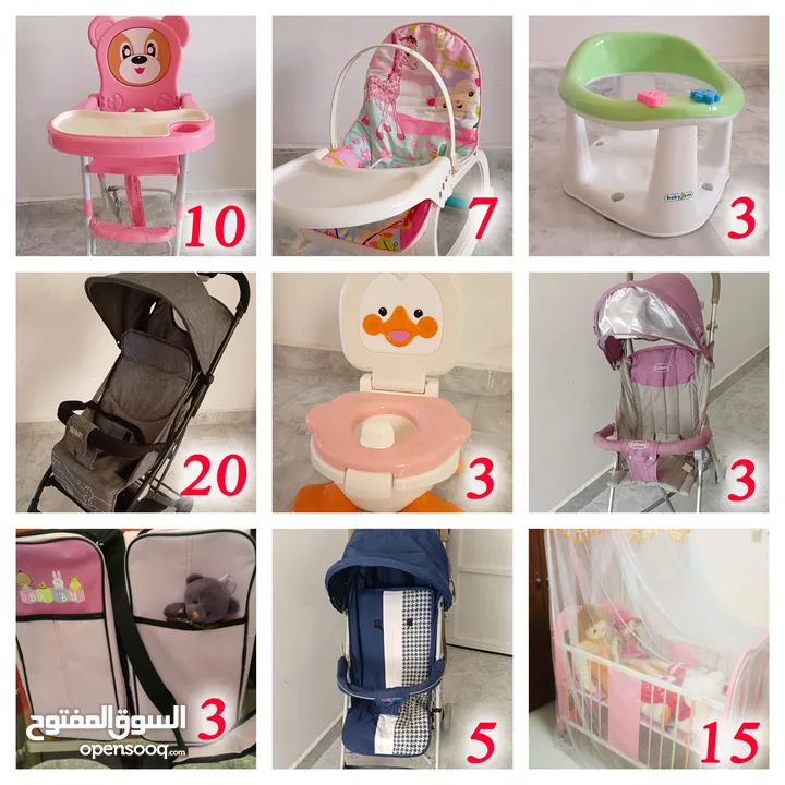 LOW PRICE BABY KIDS crib, Strollers, car seat and others