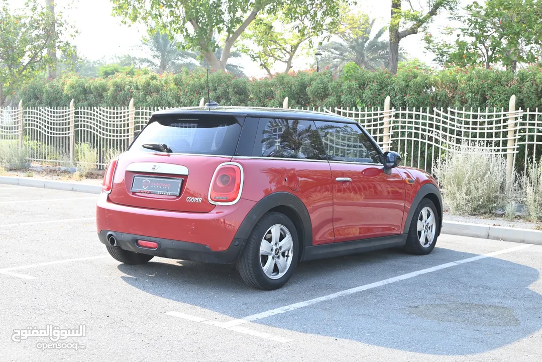 0% DP - FIRST OWNER - MINI COOPER 1.5TURBO - AGENCY MAINTAINED - GCC SPECS - MINT CONDITION