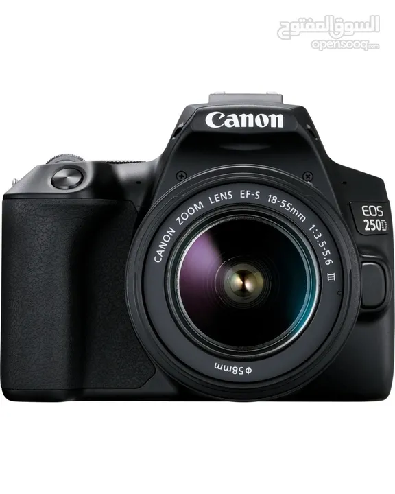 كاميرا كانون EOS 250D بحالة ممتازة وسعر مناسب