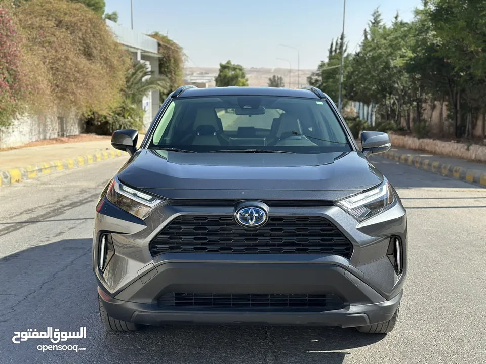تويوتا راف فور (( 2023 )) هايبرد دفع رباعي الشكل الجديد فحص كامل 7 جيد قمة الفخااامة لون مميزز
