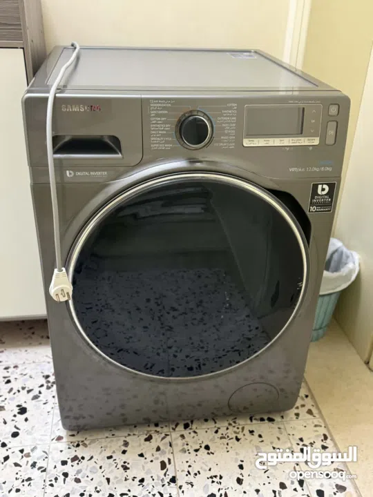 غسالة سامسونج مع شاشة حديثة12كيلو 2019