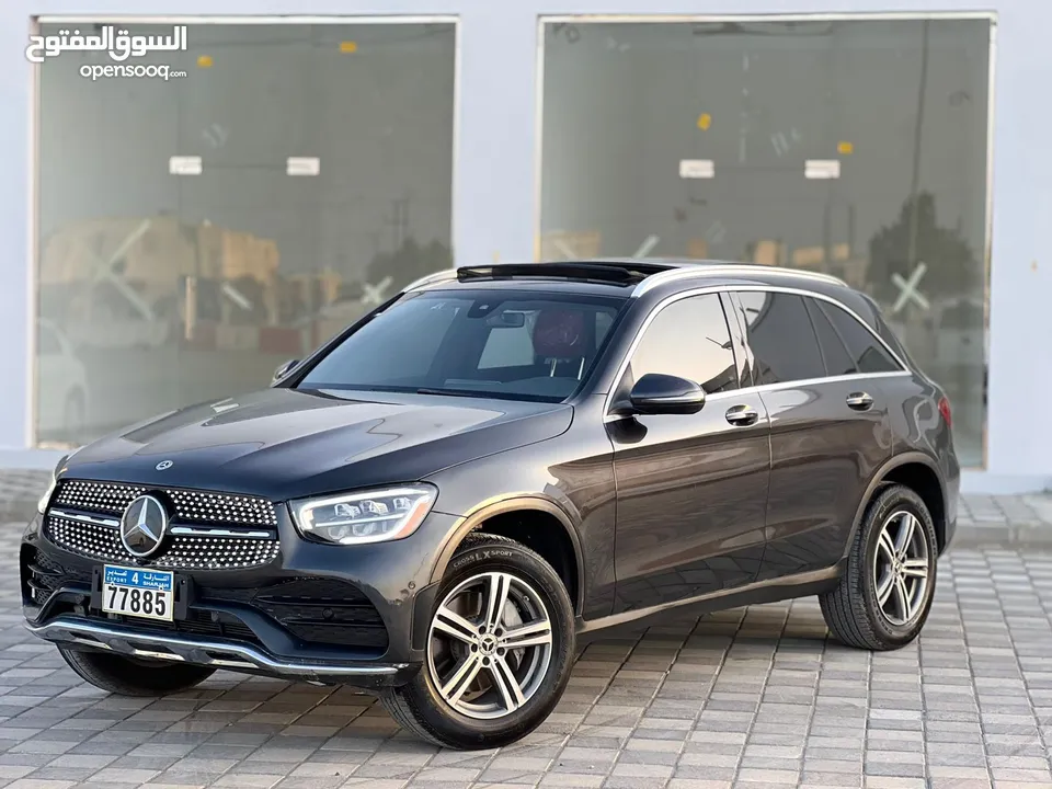 مرسيدس GLC300 بانوراما موديل 2020 رمادي للبيع