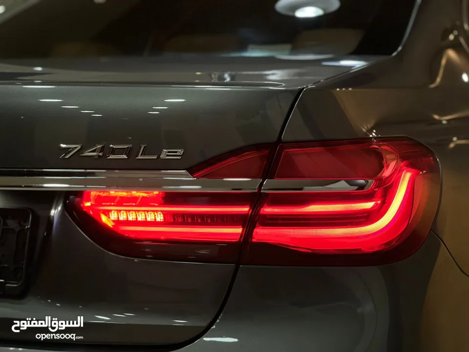 BMW 740Le 2017 وارد شركه ابو خضر مالك اول فل كامل اعلى تصنيف فحص كامل بحاله الوكاله
