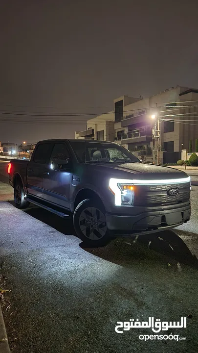 f150 lightning 2022 lariat fully loaded فحص كامل