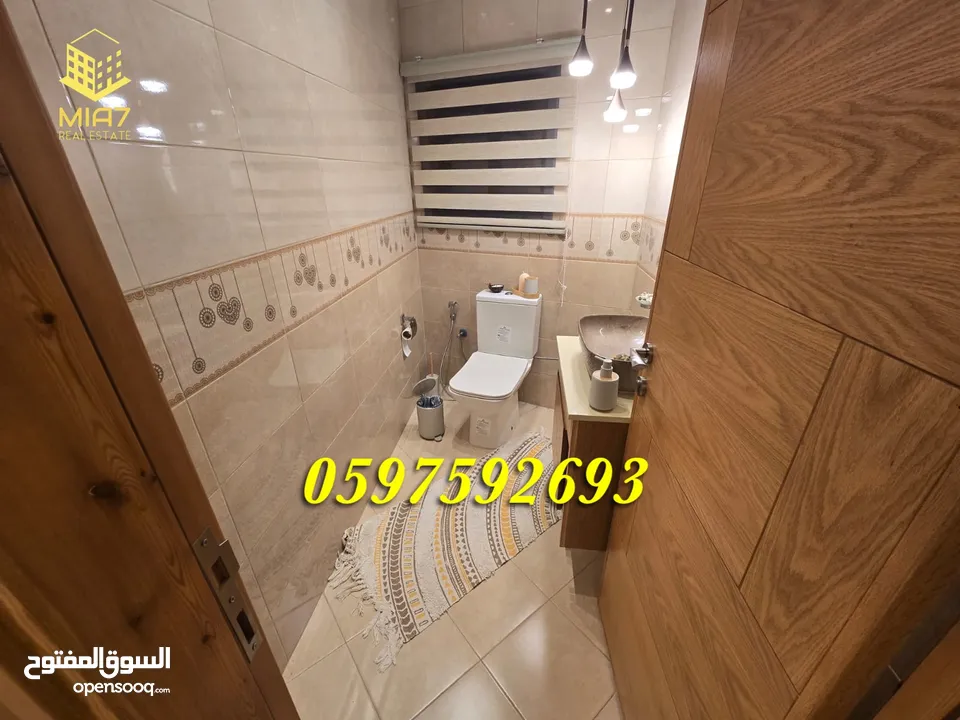 شقة طابقية جاهزة مفتاح للبيع البيرة قرب الهاشمية  مساحة كلية 200 م " 181 م صافي"