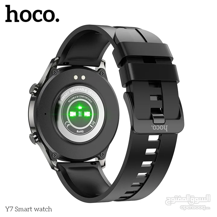 HOCO Y7 Smart watch ساعة هوكو  رجالة مميزة جدا تدعم 13 وضع رياضي  تتبع النوم و ضربات القلب بشكل ممتا