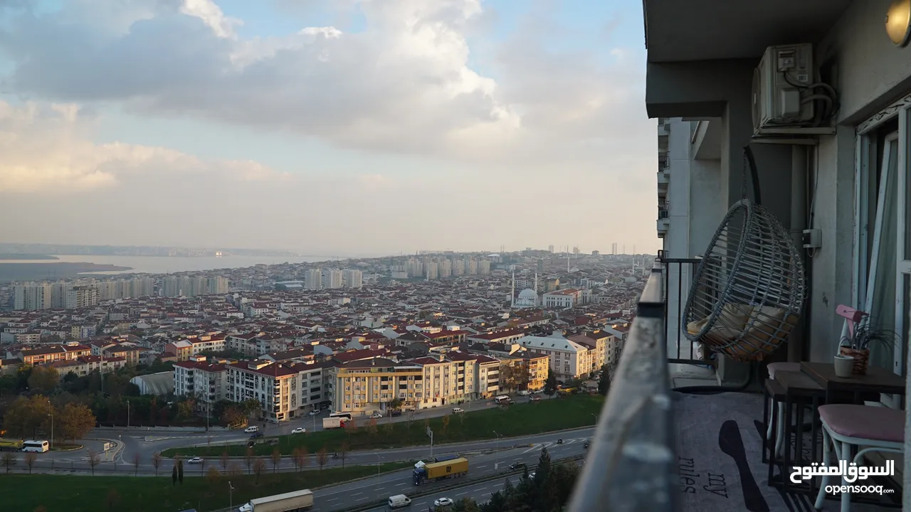 شقة فاخرة جداً مطلة على البحر والبحيرة في اسطنبول
