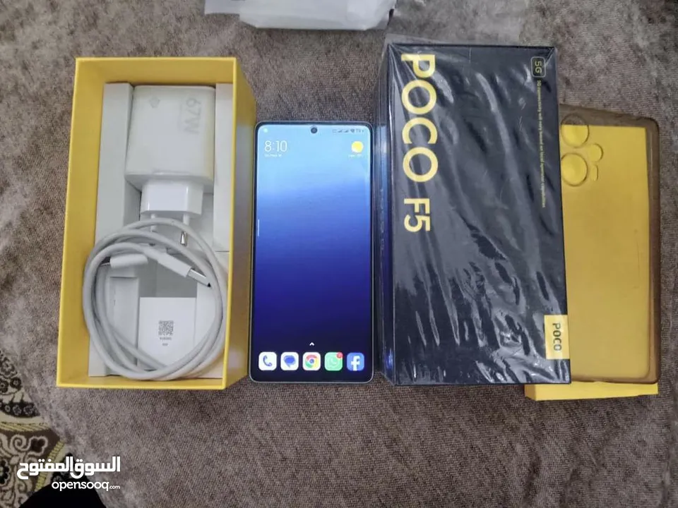 Poco f5  256/12 90 fps فريم ببجي