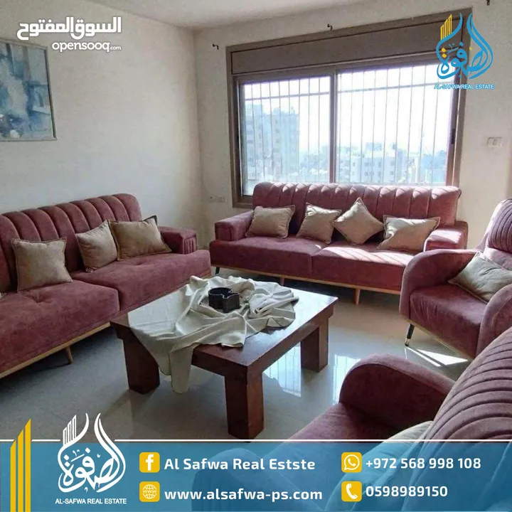 شقه مميزه للبيع رام الله وسط البلد قرب الكليه الاهليه