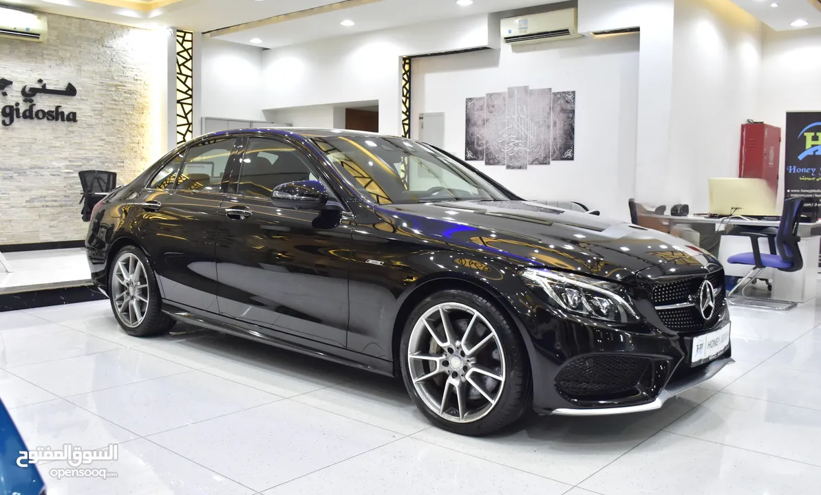 Mercedes Benz C450 4Matic ( 2016 Model ) in Black Color GCC Specs