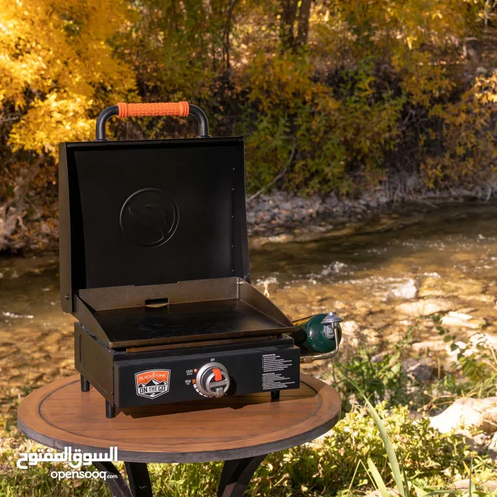 BLACKSTONE Go 17” Griddle with Hood * بلاكستون جو 17 بوصة: الشواء في أي مكان!*