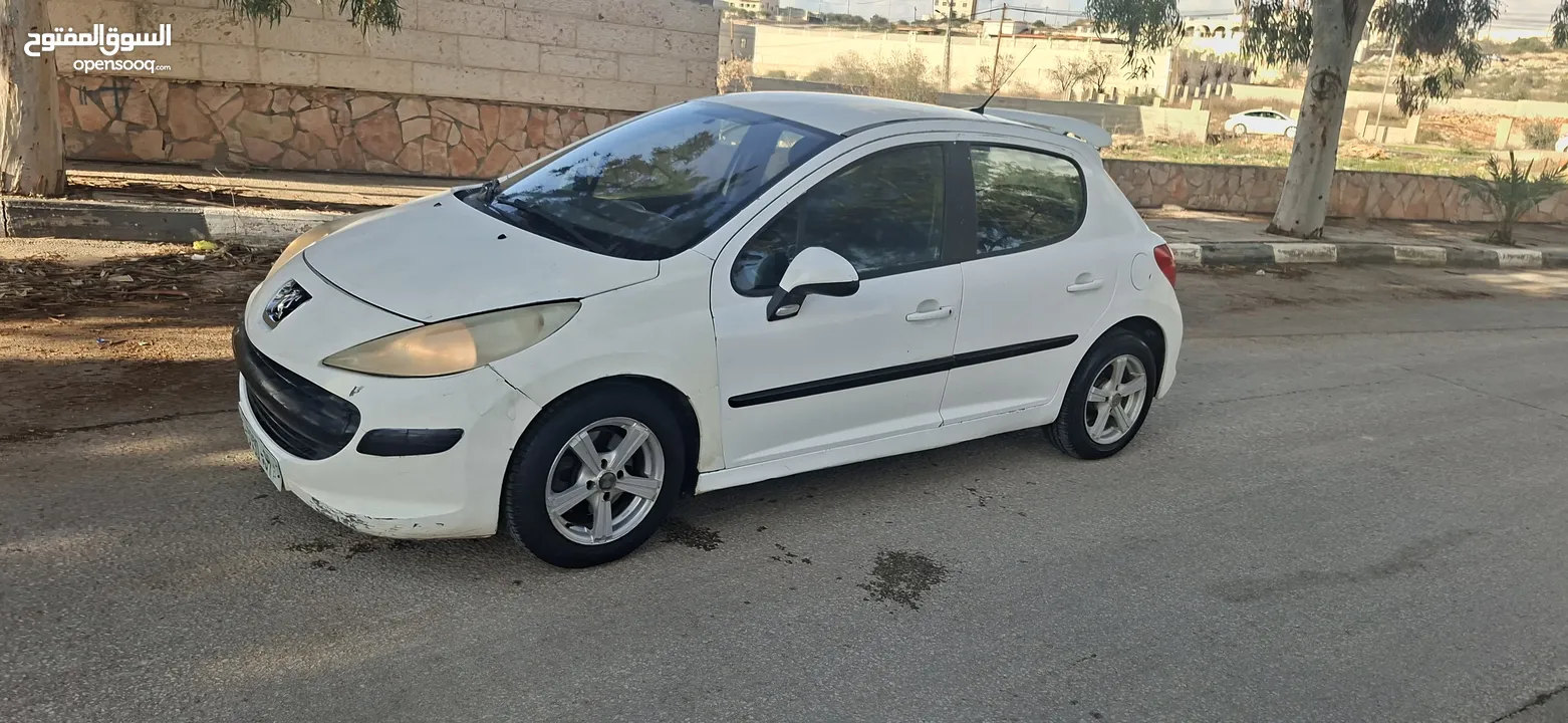 بيجو 207 مش 206موديل 2008-اتومتيك -ماتور 1600اصل برايفت فحص الف وسعر محرقة كاش نظيفة من الاخر