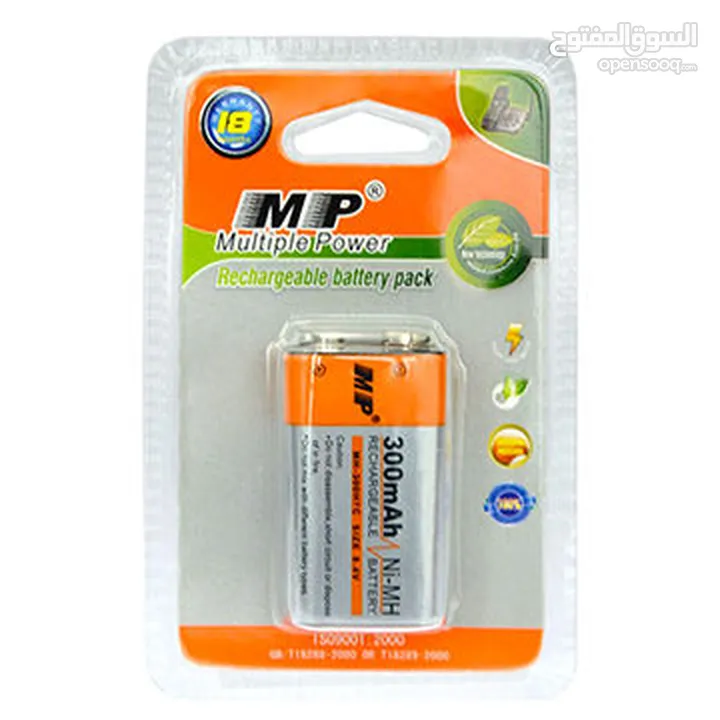 بطاريات شحن قياس Rechargeable Battery 9V