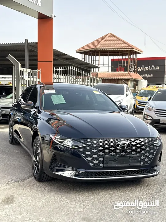 هونداي جرانديور ( ازيرا ) 2021 هايبرد فل اضافات اعلى صنف بريميوم بلس برستيج وارد كوريا فحص كامل