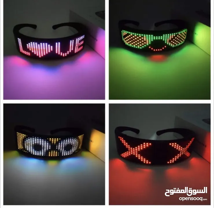 LED Light Up Glasses for Raves, Festivals, Fun, Parties, Birthday, Costumes, EDM