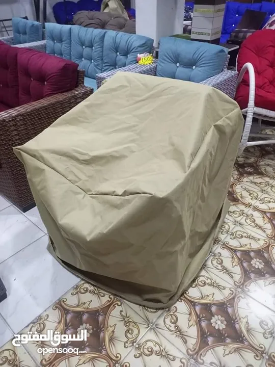 تفصيل فرش و  كفرات غطاء لأطقم الرتان ومرجيحة مفروشة. خدمة التوصيل لجميع المحافظات