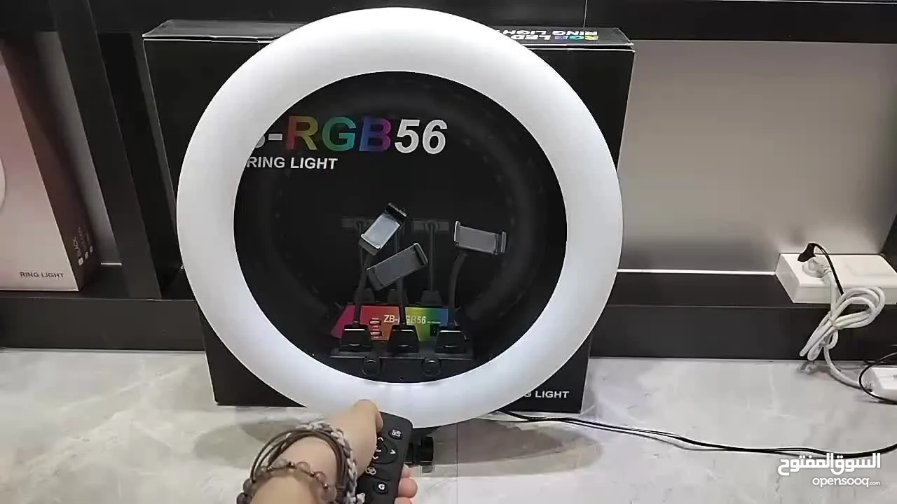 Ring Light ستاند مضيء مع قاعدة اصلية