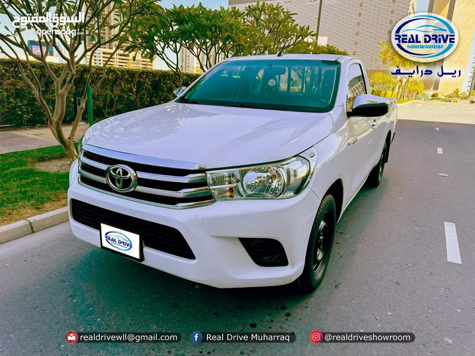 TOYOTA HILUX - PICK UP  SINGLE CABIN  Year-2018  Engine-2.0L