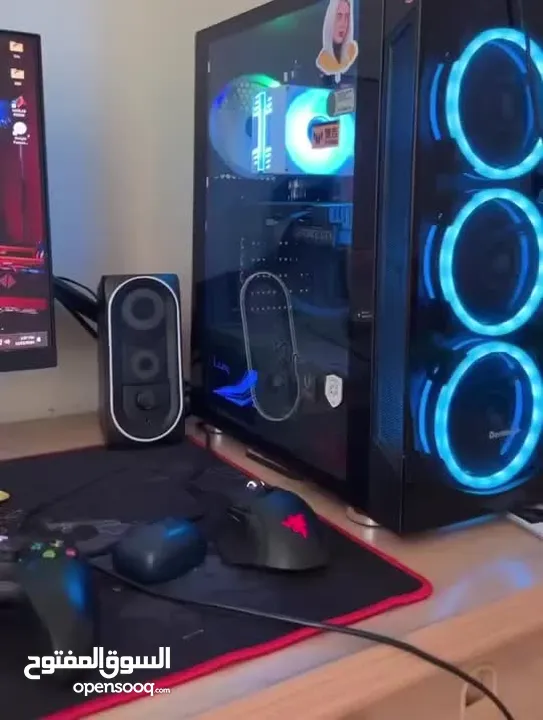 بي سي جيمنج مع جميع الملحقات  Gaming PC