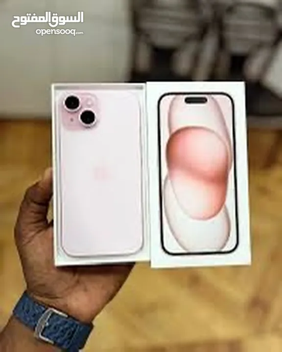 iPhone 15.128GB/256GB  جديد كفالة شرق اوسط