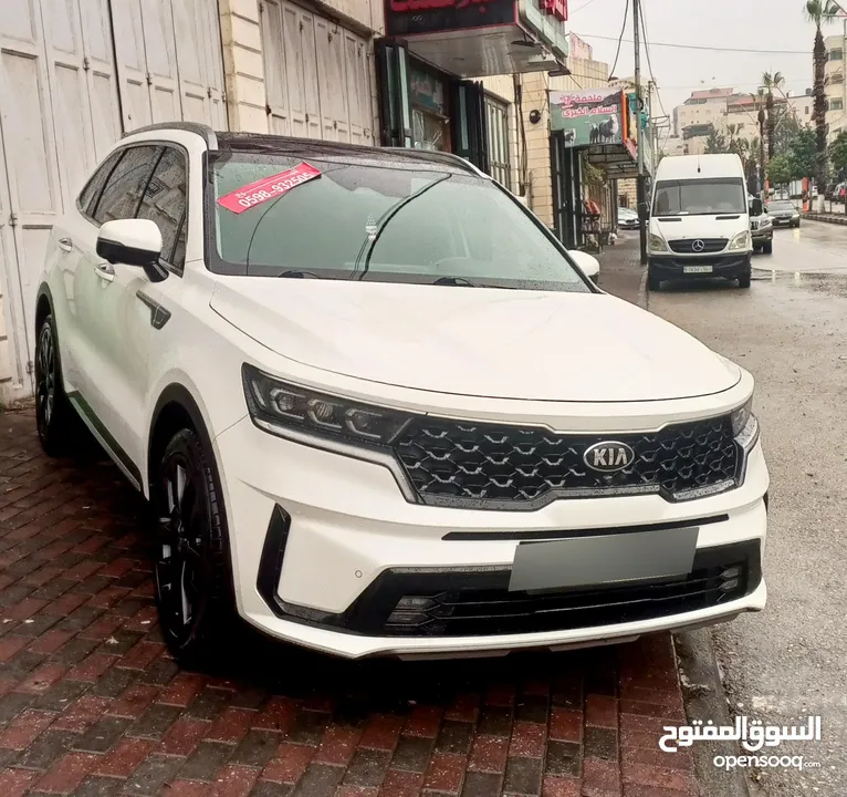 كيا سورينتو فل مسكر اضافات مع فتحه سقف بانوراما بسعر حرق حرق وكاش
